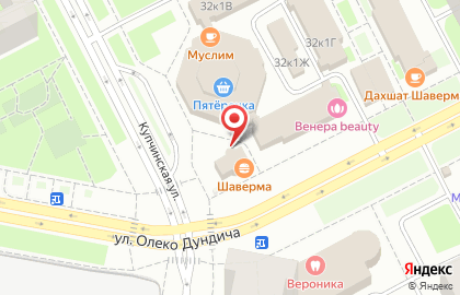 Магазин одежды в Санкт-Петербурге на карте