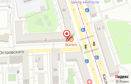 Автомат по продаже питьевой воды Живая Вода в Курчатовском районе на карте