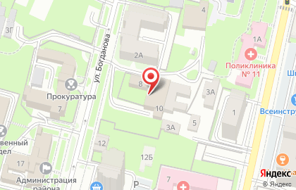 ООО Технощит на улице Богданова на карте