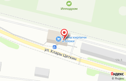 Ипподром Тюменский на улице Клары Цеткин на карте