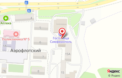 Прокат автомобилей Авто аэропорт Симферополь на карте