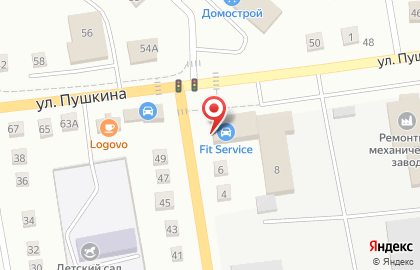 Автосервис FIT SERVICE на Томской улице на карте