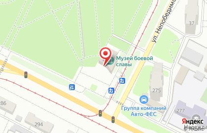 Музей боевой славы на карте