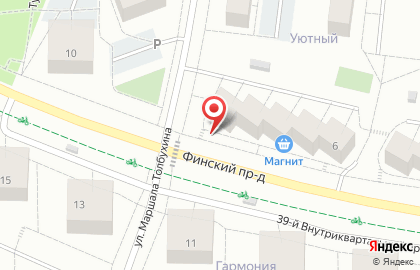 Магазин у дома Бристоль в Петрозаводске на карте