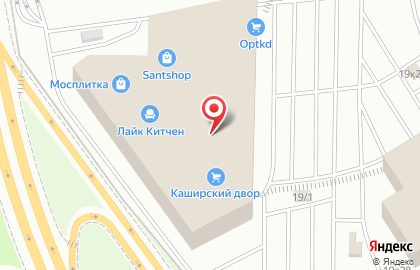 Фирменный салон дверей «Интекрон» в ТК «Каширский двор» на карте