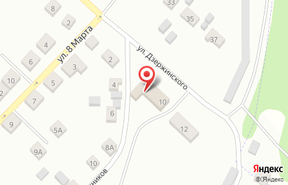 Всероссийское добровольное пожарное общество на улице Дзержинского на карте