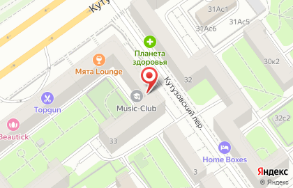 Клининговая компания Чистый Лис на Кутузовском проспекте на карте