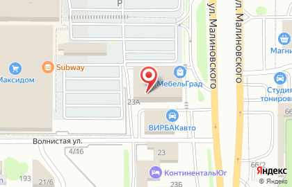 Идея,сеть кухонных салонов на карте