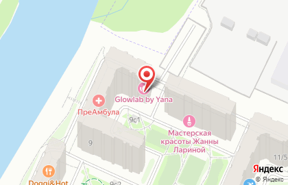 Салон красоты Glowlab by Yana на карте