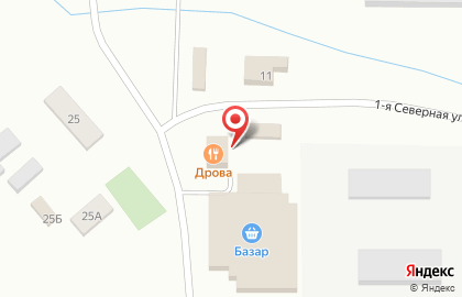 Кафе Дрова в Калининграде на карте