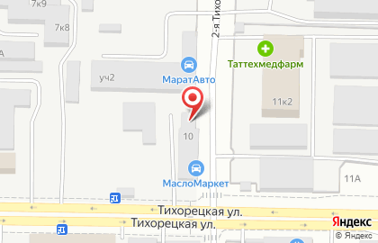 Автотехцентр по ремонту ТНВД и форсунок ДизельЦентр на 2-й Тихорецкой улице на карте