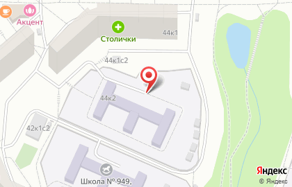 Детский сад №1675 на карте
