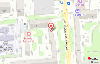 Салон красоты Алиса в Коминтерновском районе на карте