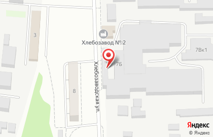Булочная-кондитерская Булко на Хлебозаводской улице на карте