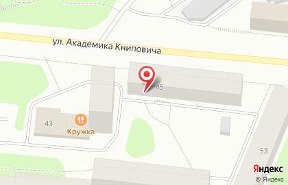 DFM Мурманск, FM 101.5 на карте