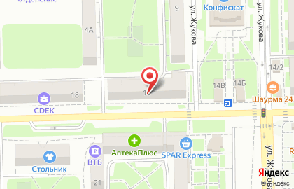 Сеть магазинов разливного пива ПивСтанция на улице Богдана Хмельницкого на карте