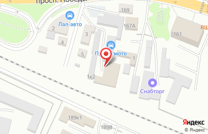 Магазин автозапчастей Fiat в Балтийском переулке на карте
