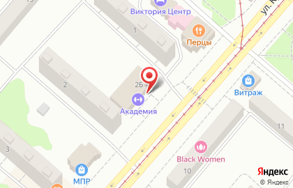 Фитнес-клуб Академия в Красноярске на карте