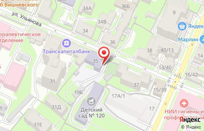 Детский сад №23 в Нижегородском районе на карте
