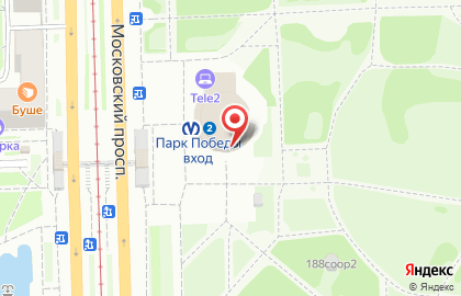 Мастерская ДокторМоб на метро Парк Победы на карте