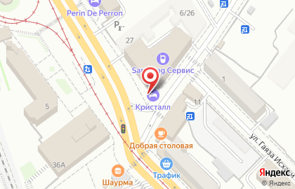 Отель Кристалл в Казани на карте