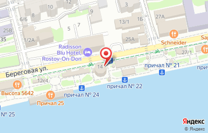 Ресторан Маяк на Береговой улице на карте