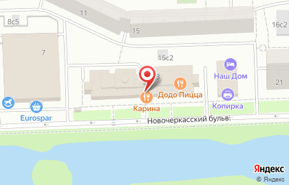 Мини-маркет на Новочеркасском бульваре на карте