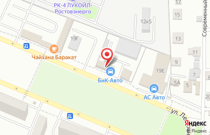 Автосервис FIT SERVICE на улице Лелюшенко на карте