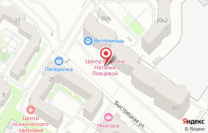 Продовольственный магазин Погребок на Быстрецкой улице на карте