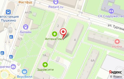 Рублевские колбасы на улице Тургенева на карте