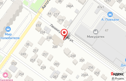 Автомойка на улице Ленинградская 242 на карте