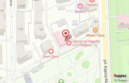 Кировский областной центр по профилактике и борьбе со СПИДом и инфекционными заболеваниями на карте