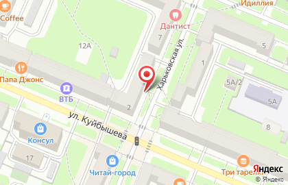 Магазин разливного пива Варница на Харьковской улице на карте