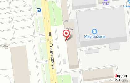 Магазин строительно-отделочных материалов Мастер на Советской улице на карте