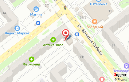 Мастерская по ремонту электроники на улице 250-летия Челябинска на карте