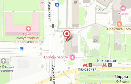 Ремонт пластиковых окон метро Каховская на карте