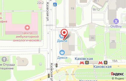 Настройка программ метро Каховская на карте