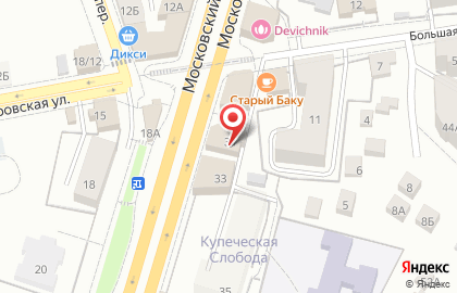 Жилой комплекс Родные просторы на Московском проспекте на карте