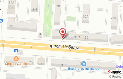 Микрокредитная компания Свободазайм на проспекте Победы на карте