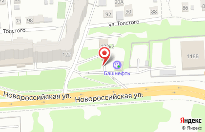 АЗС Оптан на Новороссийской улице на карте