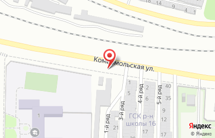 Частная скорой помощь №1 на Комсомольской улице на карте