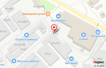 Первый Мебельный в Перми на карте
