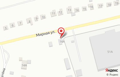 Перерабатывающая компания Вторсырье на Мирной улице на карте