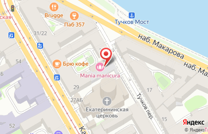 Апарт-отель Дом на Неве на метро Василеостровская на карте