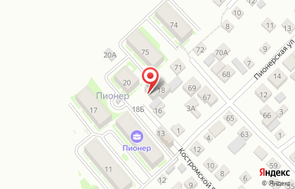 Продуктовый магазин в Волгограде на карте