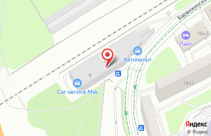 Автосервис Car-service MSK на Барвихинской улице на карте