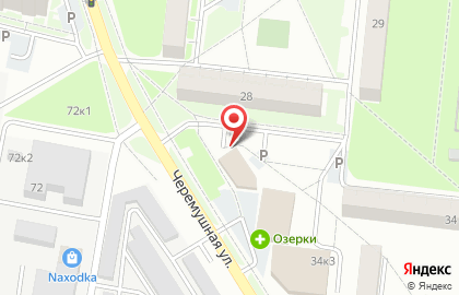 Продуктовый магазин Погребок на улице микрорайона на карте