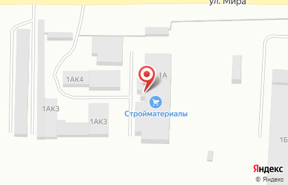 База строительных материалов на улице Мира на карте