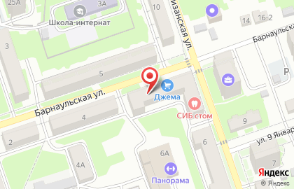 Россельхозбанк в Барнауле на карте