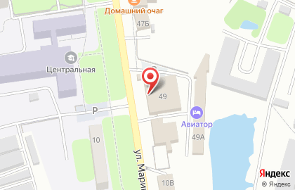 Супермаркет Светофор на улице Марины Расковой на карте